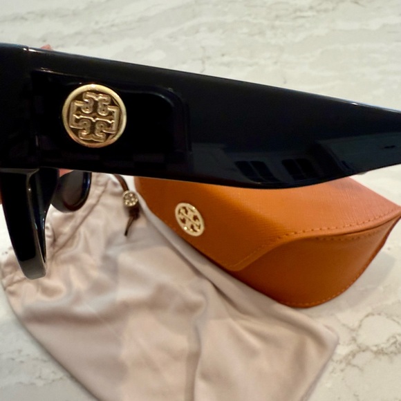 Tory Burch Black Cat-Eye Sunglasses - Picture 2 of 3